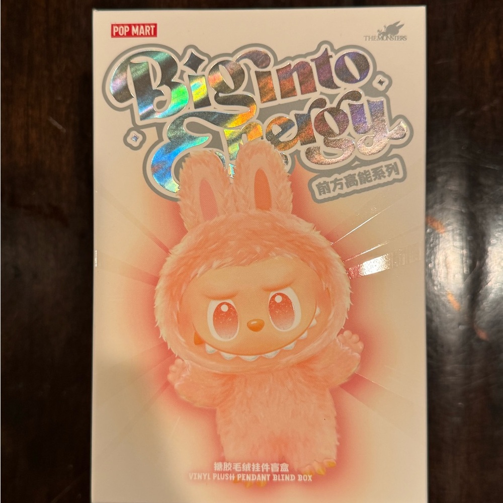 ❤️ Authentic Unopened Labubu Big Into Energy Monsters Love - Picture 2 of 3